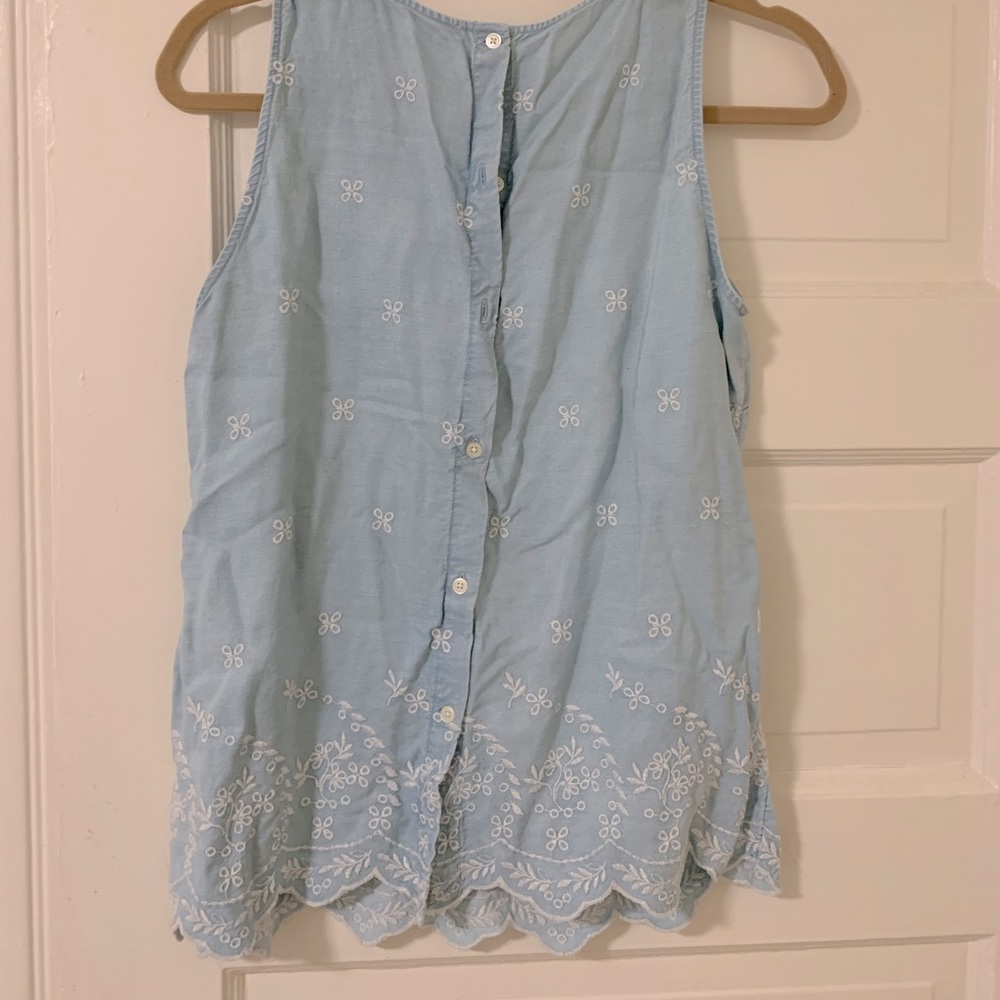 LOFT Eyelet Blouse